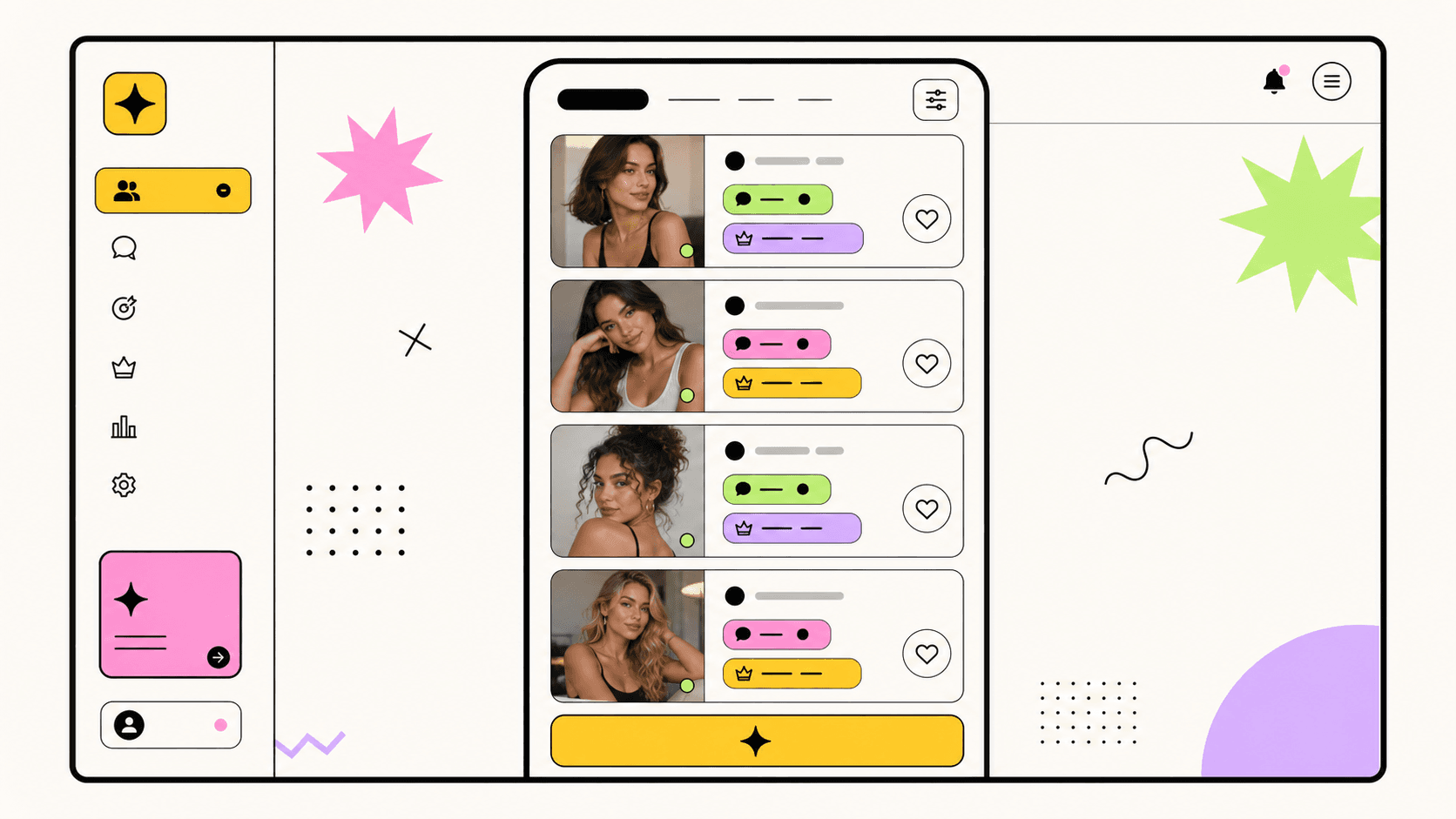 Choose who you want to talk to screenshot